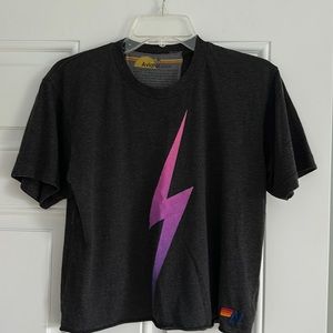 Aviator Nation, cropped T-shirt, size medium